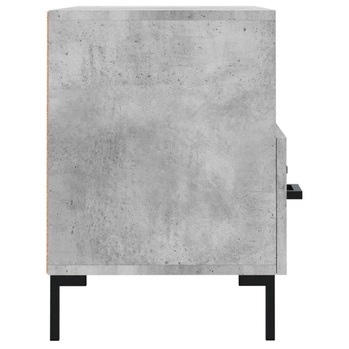 Comodă TV, gri beton, 80x36x50 cm, lemn compozit - WALTI WALTI