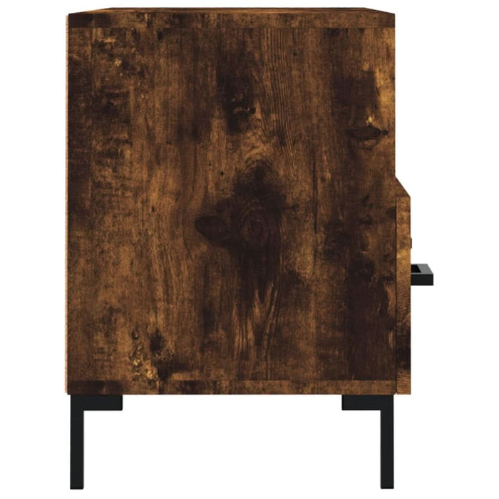 Comodă TV, stejar fumuriu, 80x36x50 cm, lemn prelucrat - WALTI WALTI