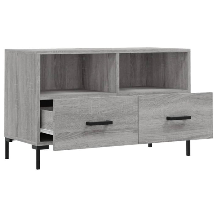 Comodă TV, gri sonoma, 80x36x50 cm, lemn prelucrat - WALTI WALTI