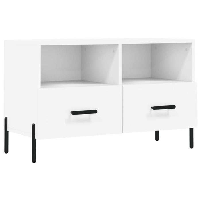 Comodă TV, alb, 80x36x50 cm, lemn prelucrat - WALTI WALTI