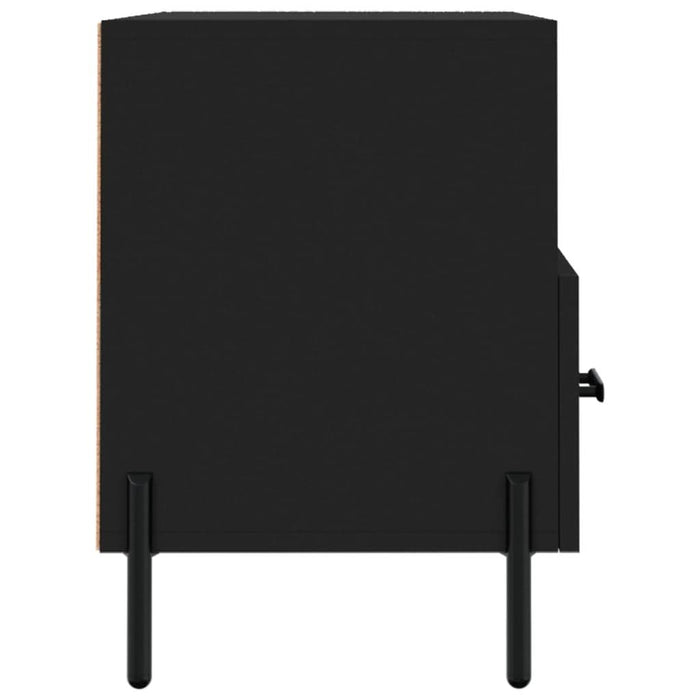 Comodă TV, negru, 80x36x50 cm, lemn prelucrat - WALTI WALTI