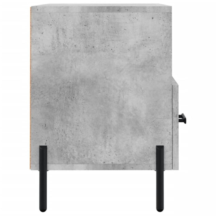 Comodă TV, gri beton, 80x36x50 cm, lemn compozit - WALTI WALTI