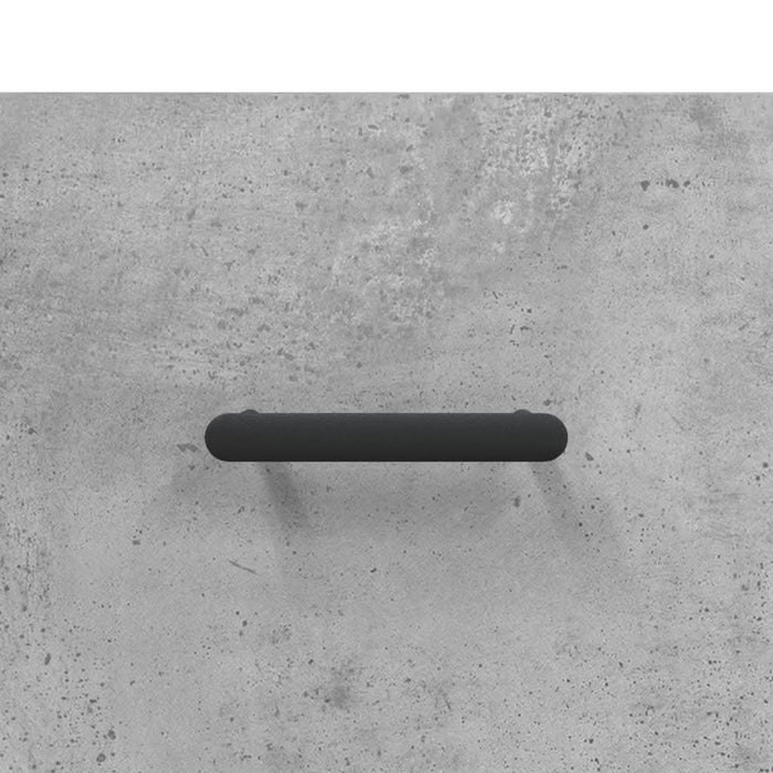 Comodă TV, gri beton, 80x36x50 cm, lemn compozit - WALTI WALTI