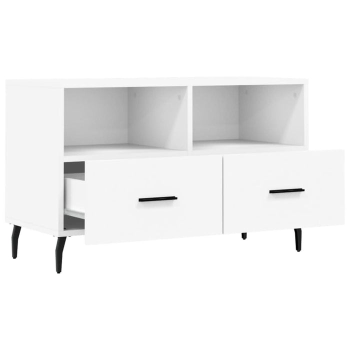 Comodă TV, alb, 80x36x50 cm, lemn prelucrat - WALTI WALTI