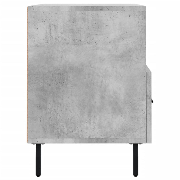 Comodă TV, gri beton, 80x36x50 cm, lemn compozit - WALTI WALTI