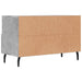 Comodă TV, gri beton, 80x36x50 cm, lemn compozit - WALTI WALTI