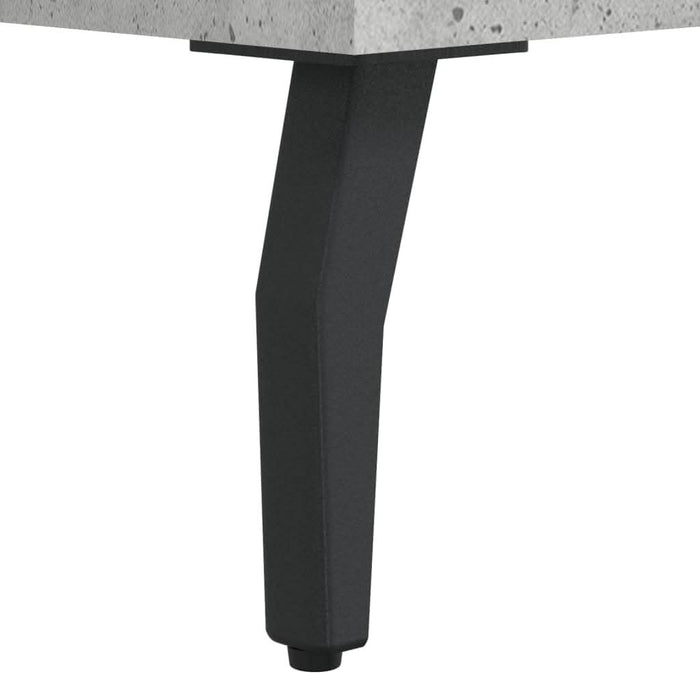 Comodă TV, gri beton, 80x36x50 cm, lemn compozit - WALTI WALTI