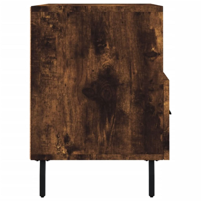 Comodă TV, stejar fumuriu, 80x36x50 cm, lemn prelucrat - WALTI WALTI
