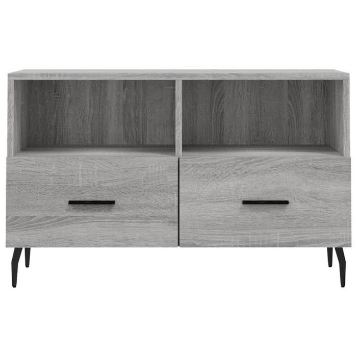 Comodă TV, gri sonoma, 80x36x50 cm, lemn prelucrat - WALTI WALTI
