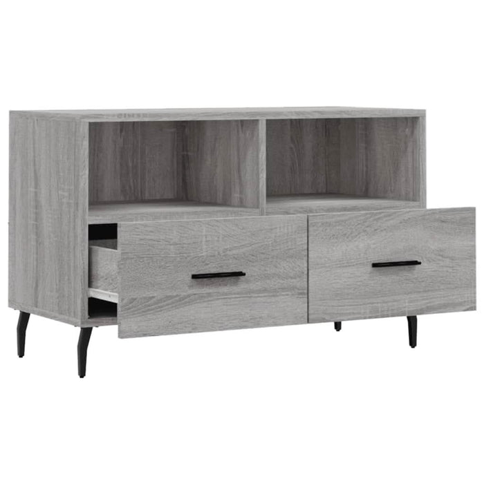 Comodă TV, gri sonoma, 80x36x50 cm, lemn prelucrat - WALTI WALTI