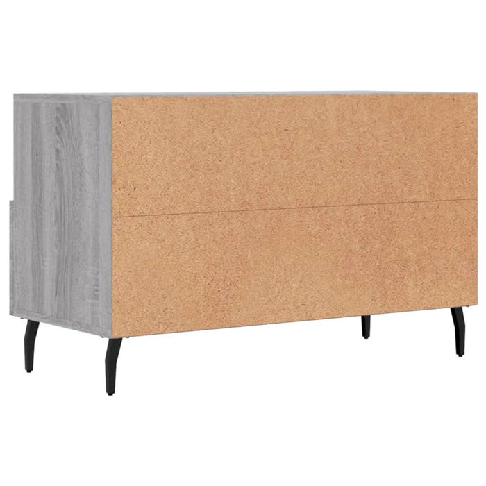 Comodă TV, gri sonoma, 80x36x50 cm, lemn prelucrat - WALTI WALTI