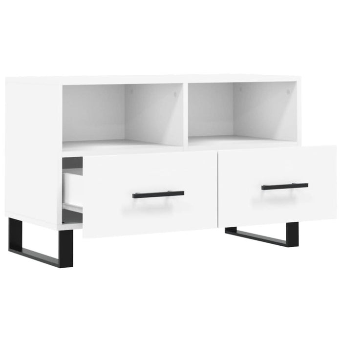 Comodă TV, alb, 80x36x50 cm, lemn prelucrat - WALTI WALTI