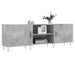 Comodă TV, gri beton, 150x30x50 cm, lemn compozit - WALTI WALTI