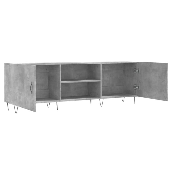 Comodă TV, gri beton, 150x30x50 cm, lemn compozit - WALTI WALTI