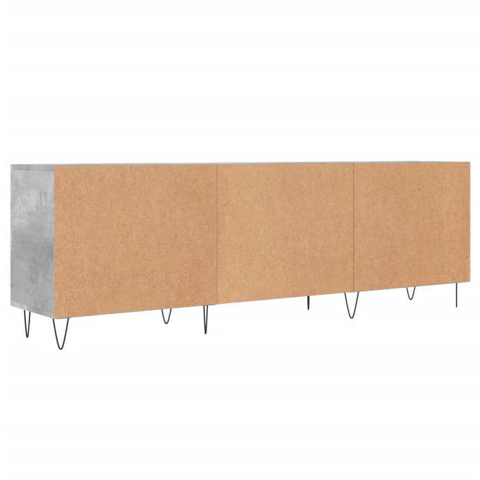 Comodă TV, gri beton, 150x30x50 cm, lemn compozit - WALTI WALTI