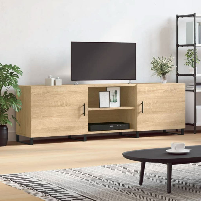 Comodă TV, stejar sonoma, 150x30x50 cm, lemn compozit - WALTI WALTI