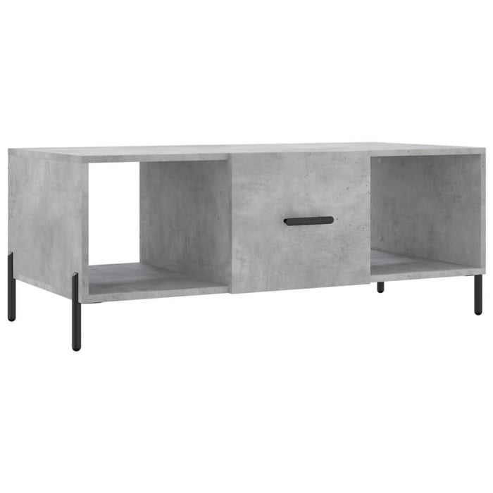 Măsuță de cafea, gri beton, 102x50x40 cm, lemn prelucrat - WALTI WALTI