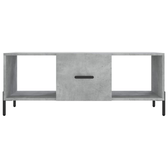 Măsuță de cafea, gri beton, 102x50x40 cm, lemn prelucrat - WALTI WALTI