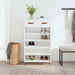 Pantofar, alb extralucios, 60x35x105 cm, lemn prelucrat - WALTI WALTI