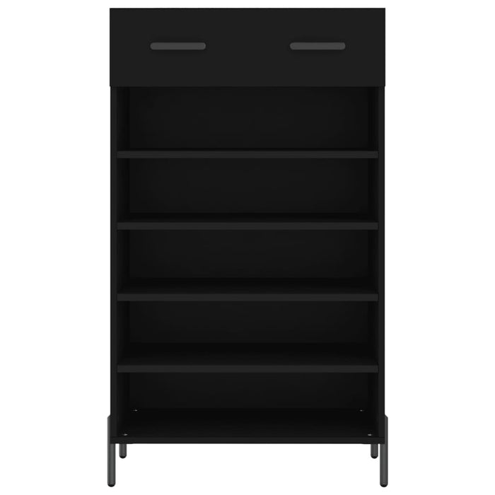 Pantofar, negru, 60x35x105 cm, lemn compozit - WALTI WALTI