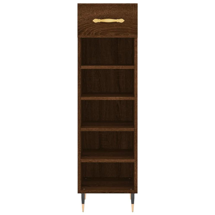 Pantofar, stejar maro, 30x35x105 cm, lemn compozit - WALTI WALTI