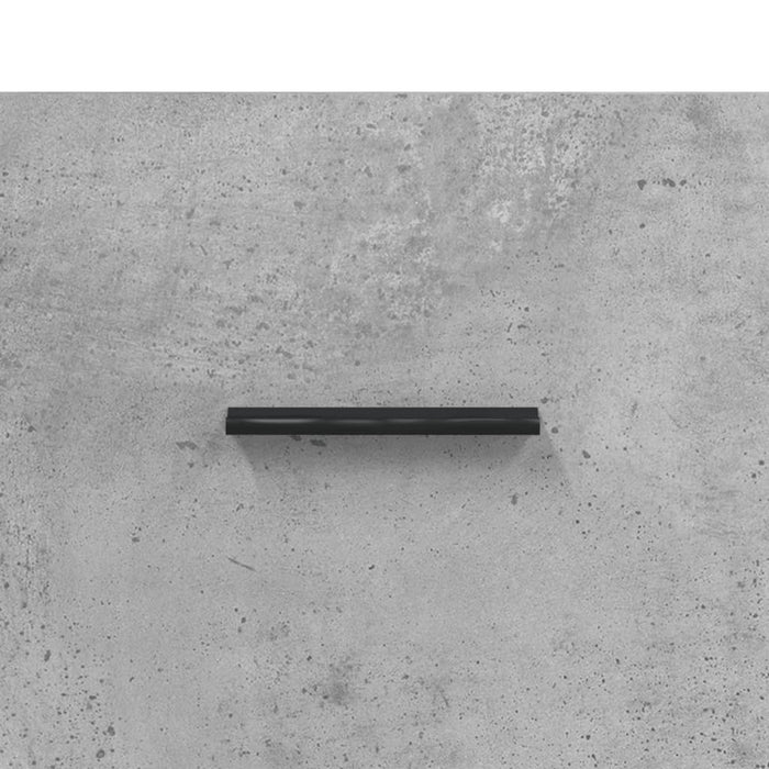 Pantofar, gri beton, 30x35x105 cm, lemn compozit - WALTI WALTI