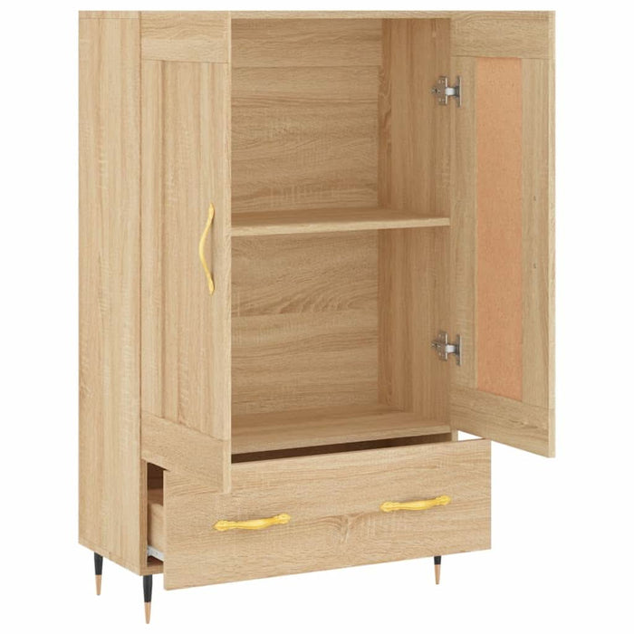 Dulap înalt, stejar Sonoma, 69,5x31x115 cm, lemn prelucrat - WALTI WALTI