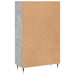 Dulap înalt, gri beton, 69,5x31x115 cm, lemn compozit - WALTI WALTI