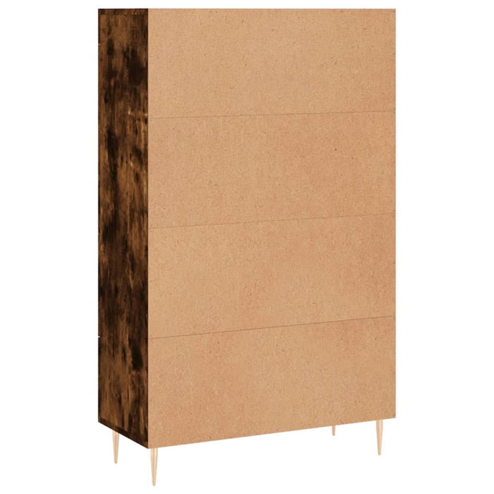 Dulap înalt, stejar afumat, 69,5x31x115 cm, lemn prelucrat - WALTI WALTI
