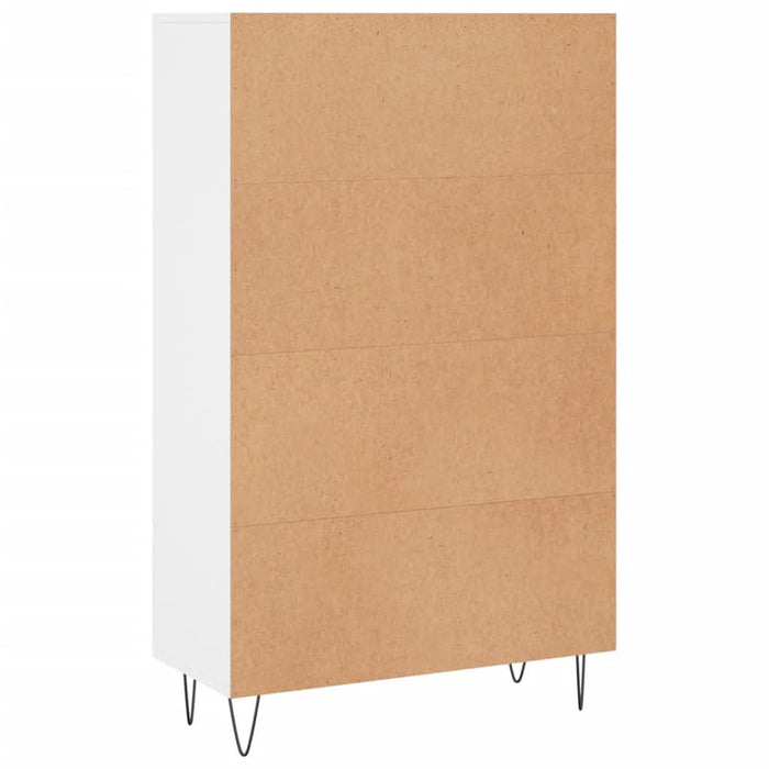 Dulap înalt, alb, 69,5x31x115 cm, lemn prelucrat - WALTI WALTI