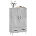 Dulap înalt, gri beton, 69,5x31x115 cm, lemn compozit - WALTI WALTI