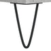 Dulap înalt, gri beton, 69,5x31x115 cm, lemn compozit - WALTI WALTI