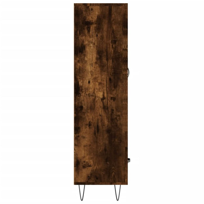 Dulap înalt, stejar afumat, 69,5x31x115 cm, lemn prelucrat - WALTI WALTI