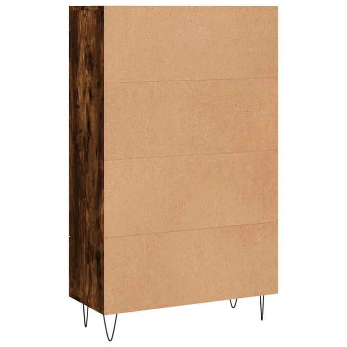 Dulap înalt, stejar afumat, 69,5x31x115 cm, lemn prelucrat - WALTI WALTI