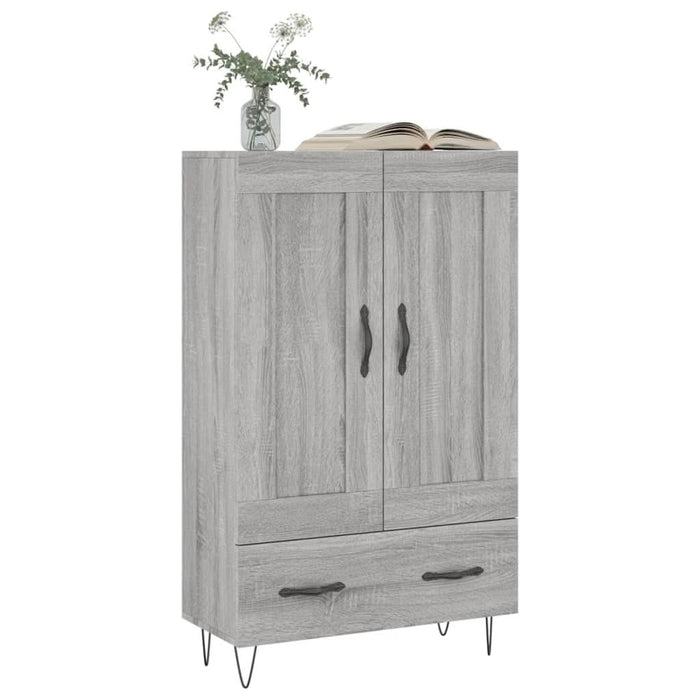 Dulap gri Sonoma 69,5x31x115 cm, lemn prelucrat - WALTI WALTI