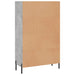 Dulap înalt, gri beton, 69,5x31x115 cm, lemn compozit - WALTI WALTI
