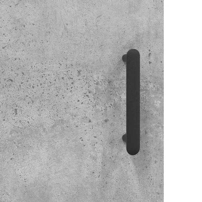 Dulap înalt, gri beton, 69,5x31x115 cm, lemn compozit - WALTI WALTI