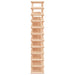 Raft de vin pentru 120 sticle 112,5x23x123,5 cm lemn masiv pin - WALTI WALTI