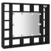 Dulap cu oglindă cu LED, negru, 91x15x76,5 cm - WALTI WALTI
