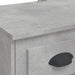 Masă de toaletă cu LED-uri, gri beton, 90x42x132,5 cm - WALTI WALTI