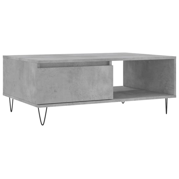Masă de cafea, gri beton, 90x60x35 cm, lemn compozit - WALTI WALTI