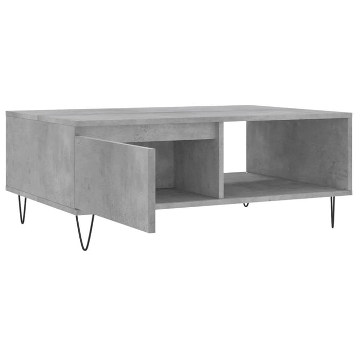 Masă de cafea, gri beton, 90x60x35 cm, lemn compozit - WALTI WALTI