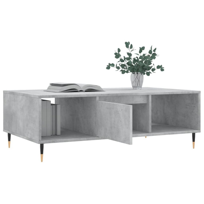 Masă de cafea, gri beton, 104x60x35 cm, lemn compozit - WALTI WALTI