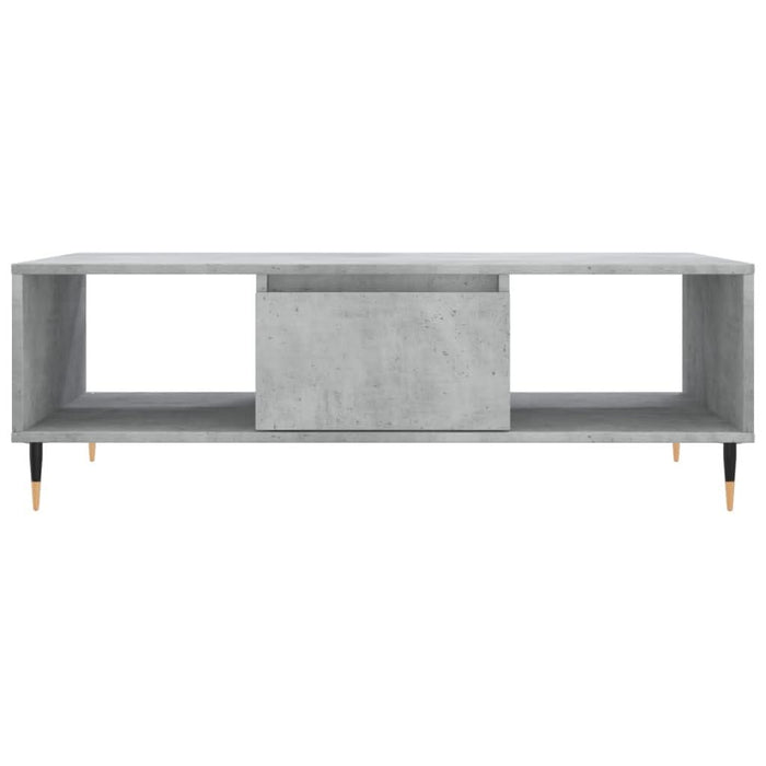 Masă de cafea, gri beton, 104x60x35 cm, lemn compozit - WALTI WALTI