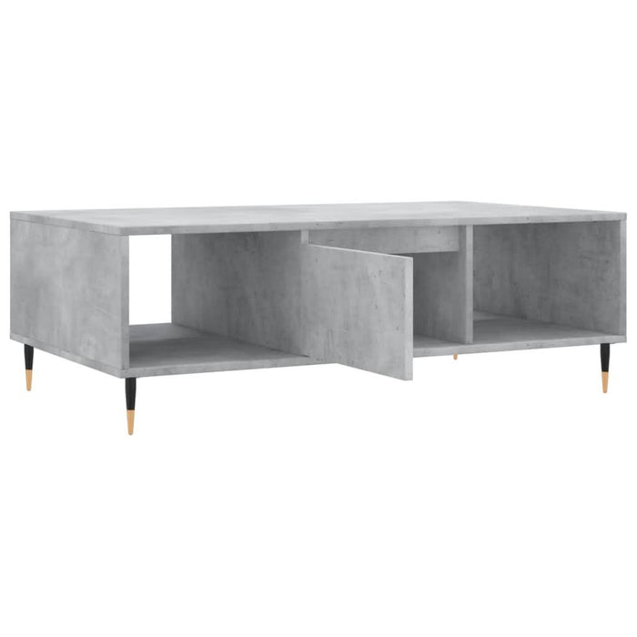 Masă de cafea, gri beton, 104x60x35 cm, lemn compozit - WALTI WALTI