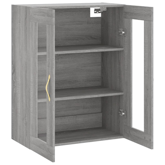 Dulap montat pe perete, gri sonoma, 69,5x34x90 cm - WALTI WALTI