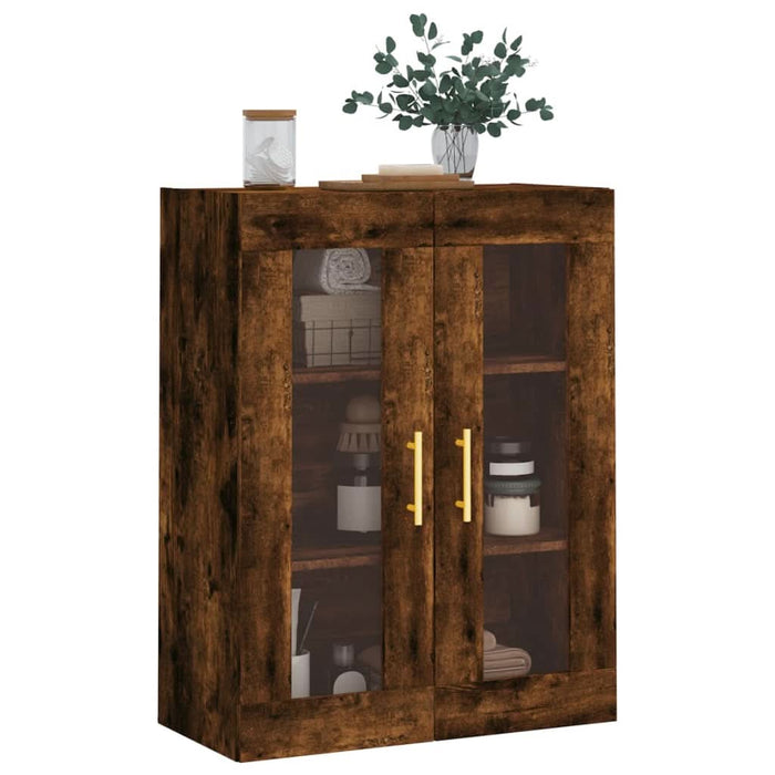 Dulap montat pe perete, stejar fumuriu, 69,5x34x90 cm - WALTI WALTI