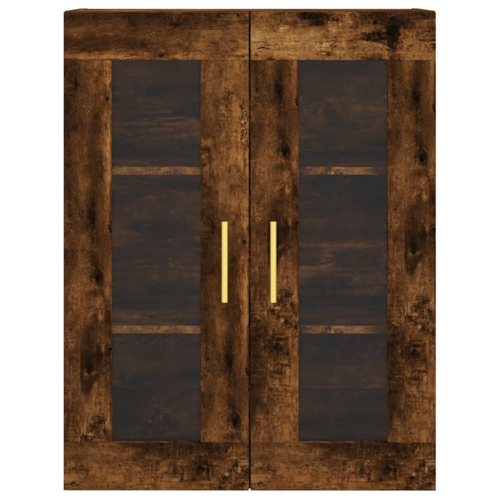 Dulap montat pe perete, stejar fumuriu, 69,5x34x90 cm - WALTI WALTI