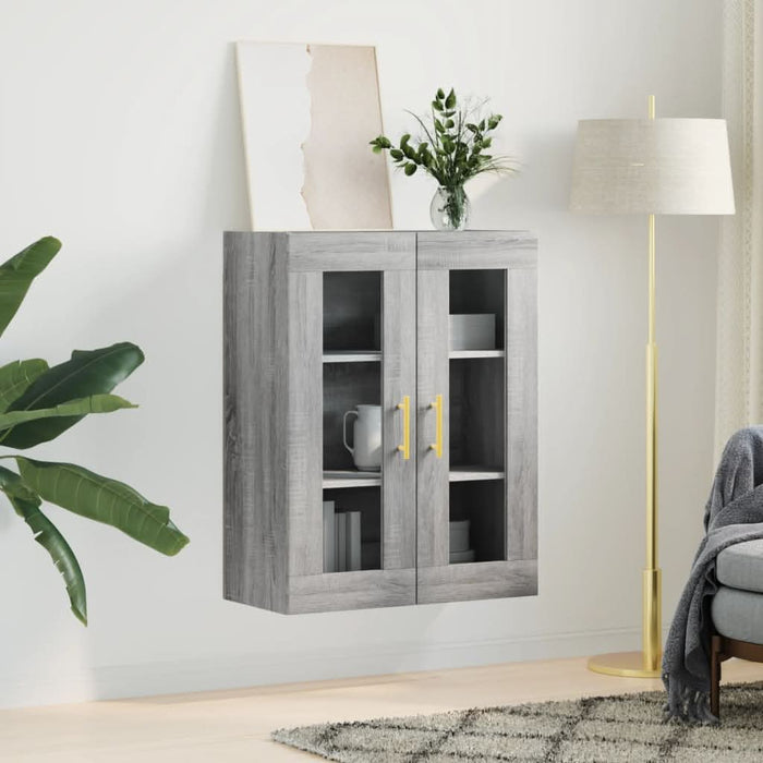 Dulap montat pe perete, gri sonoma, 69,5x34x90 cm - WALTI WALTI