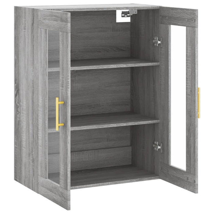 Dulap montat pe perete, gri sonoma, 69,5x34x90 cm - WALTI WALTI